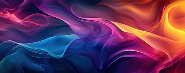 Obraz premium Abstract Colorful Waves