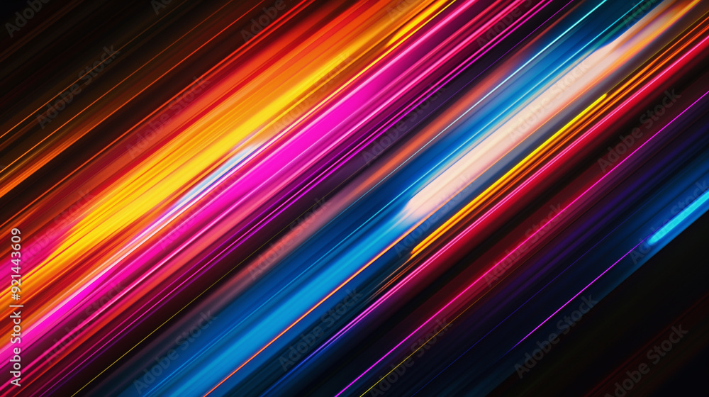 Wall mural abstract lines of vibrant energy: a mesmerizing abstract composition, featuring a dynamic arrangemen