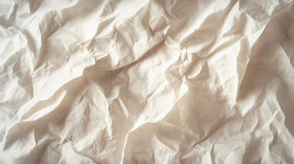 Obraz premium Crumpled and smoothed out paper texture