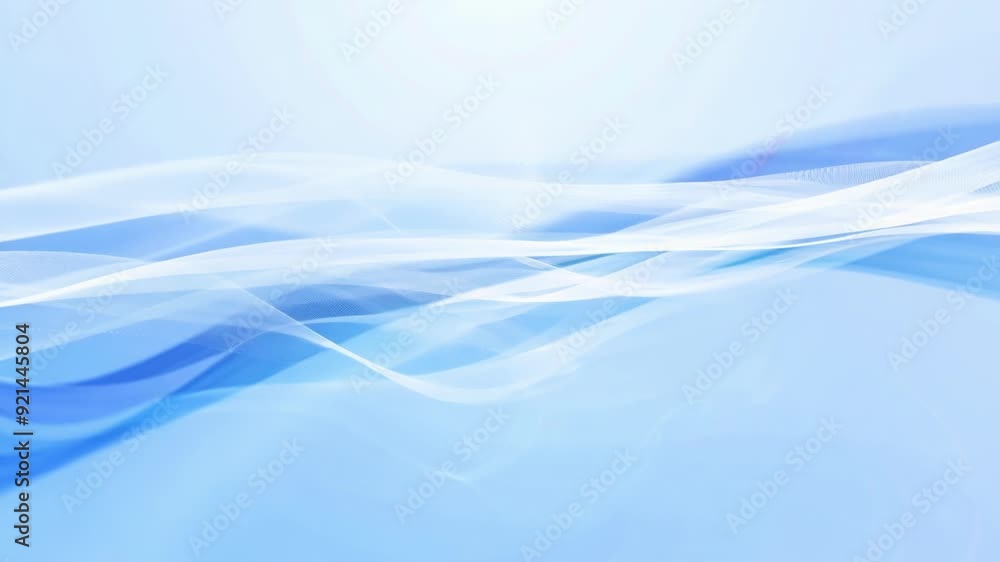 Poster soft blue waves glide smoothly across the tranquil setting, creating a calming atmosphere under gent
