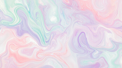 Fototapeta premium Marbled paper background in pastel tones