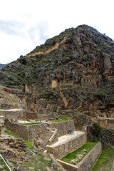 Inca Ruins on Andes Mountainside