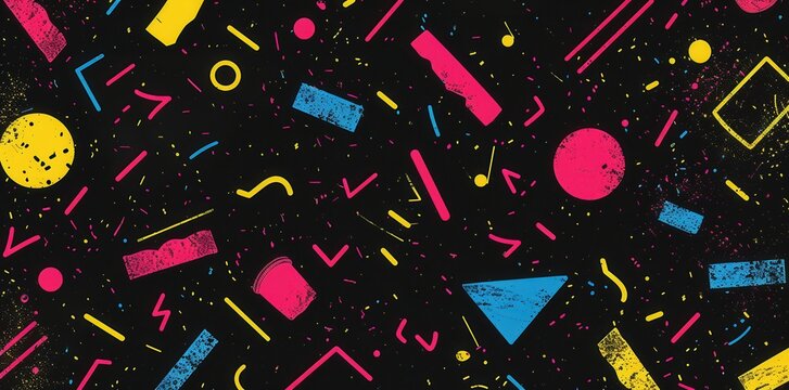 Vintage 90s Wallpaper. High-quality, detailed plain background