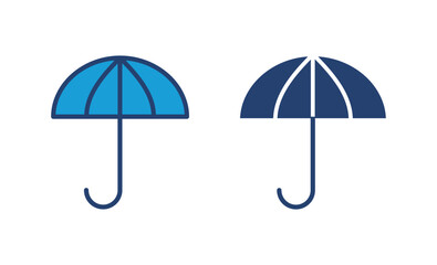 Umbrella icon vector. umbrella sign icon