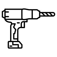 Drill Icon Element For Design