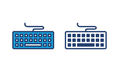 Keyboard icon vector. keyboard vector symbol