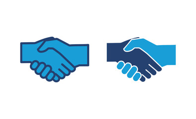 Handshake icon vector. business handshake. contact agreement