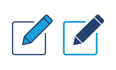 Edit icon vector. edit document icon. edit text icon. pencil. sign up