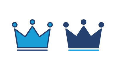 Crown icon vector. crown vector icon