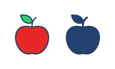 Apple icon vector. Apple vector icon. apple symbols for your web design.