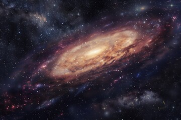 Galactic Serenity. Cosmic wonders concept