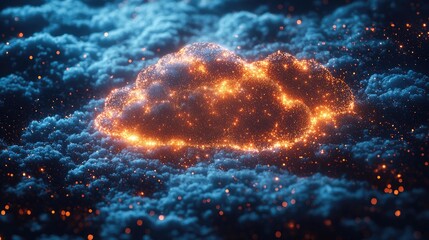 Obraz premium Evolution of Cloud Development Trends Transition from Containerization to Serverless Computing. Concept Cloud Development Trends, Containerization, Serverless Computing, Evolution, Transition