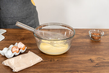 Baking Gingerbread Bundt Cake with Caramel Frosting Ingredients