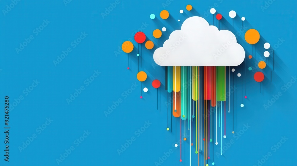 Poster vast surge of data entering a cloud storage system