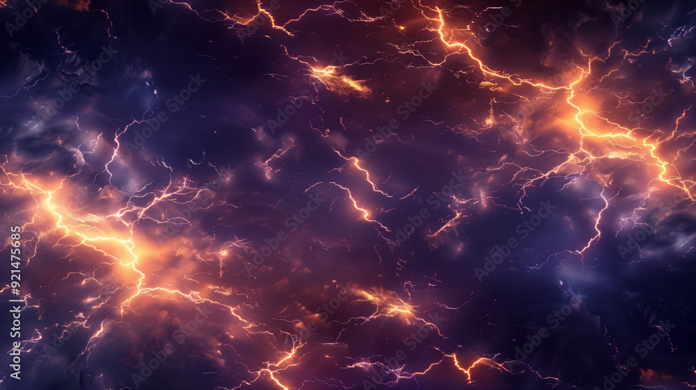 Canvas Prints lightning background, storm backdrop