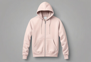 Cropped hoodie mockup template