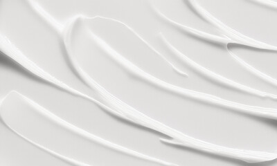 Fototapeta premium natural sample of soft cosmetic cream