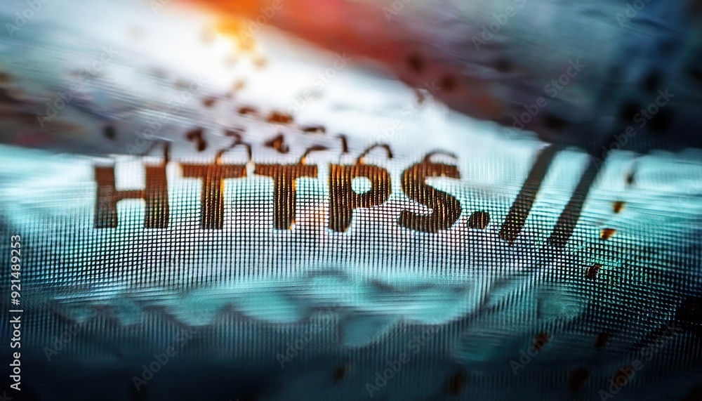 Poster secure https connection protocol visualization