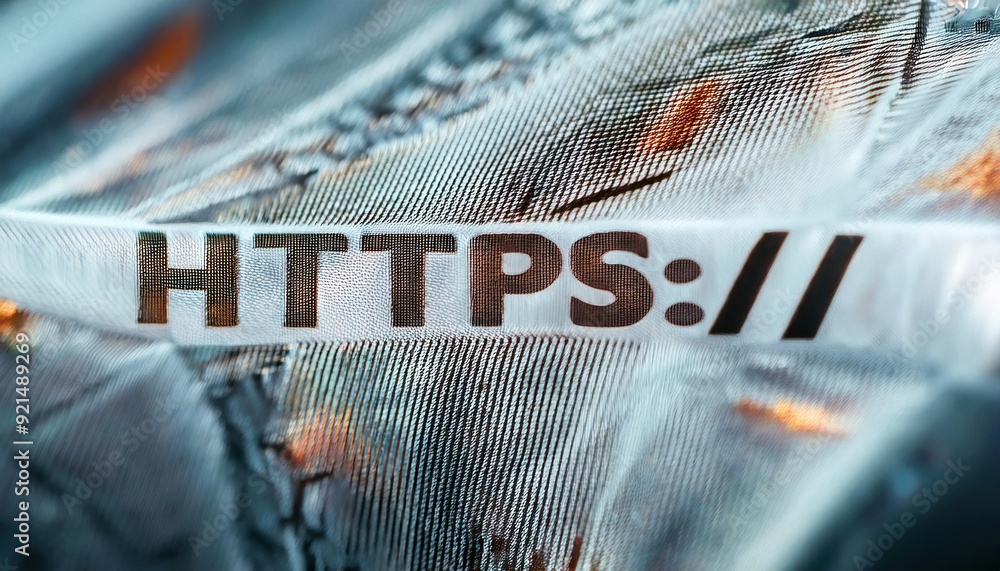Poster secure internet connection: understanding https protocol