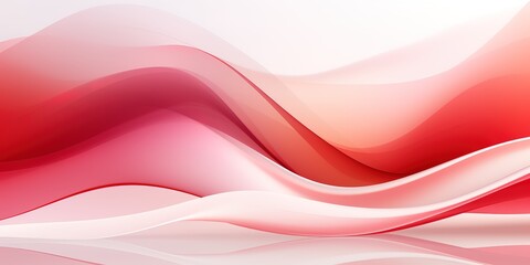 Abstract pink and red wave background.