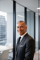 Fototapeta premium portrait of a smiling professional businessman