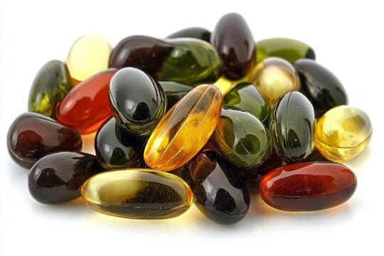 Assortment of Nutritional Supplements Emphasizing the Importance of Vitamins in Daily Health Regimens