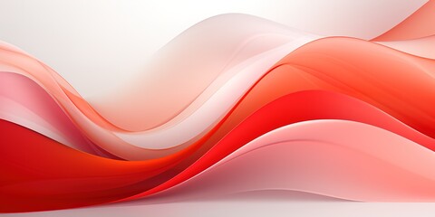 Abstract red and pink wave pattern background.