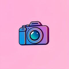 Fototapeta premium 3D Camera Logo Design