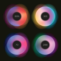 gradient colored circle for presentation