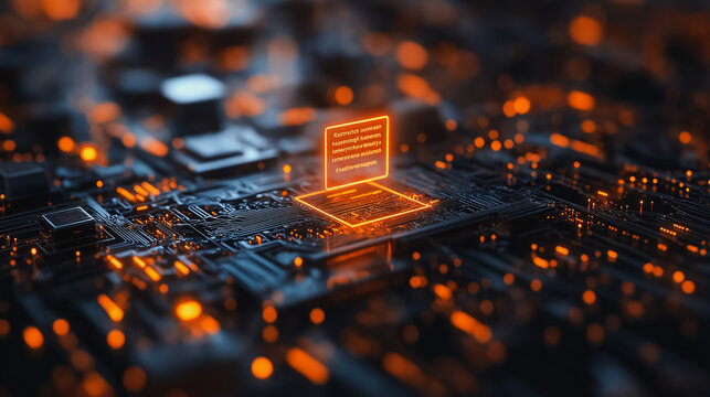 High-tech patent concept background showcasing a digital environment with a copyright symbol, trademark license, and legal icons, perfect for emphasizing intellectual property protection. - Powered by Adobe