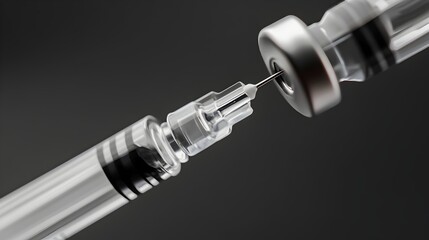 Close up of Syringe with Safety Cap Being Removed for Medical Treatment or Injection