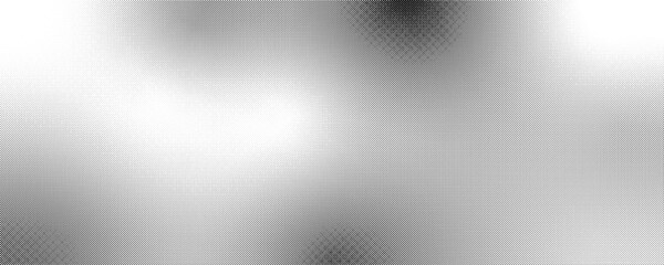 Halftone grit faded gradient texture background white and black wallpaper.