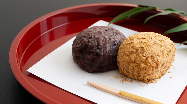 おはぎ　ぼたもち　和菓子　お盆　お彼岸