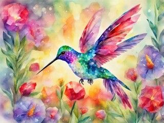 watercolor painting flowers