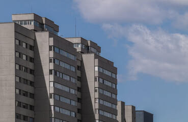 Residential building against sky. Beijing, China