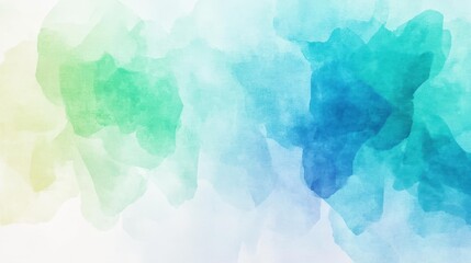 A vivid bluegreen abstract watercolor background, perfect for adding a splash of color to any project or design.