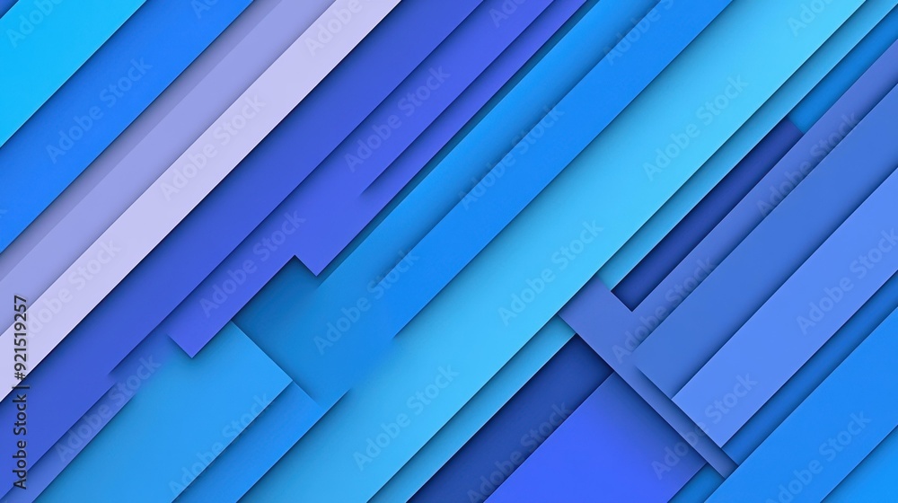 Poster explore a vibrant abstract blue vector background featuring dynamic diagonal stripes for a modern to