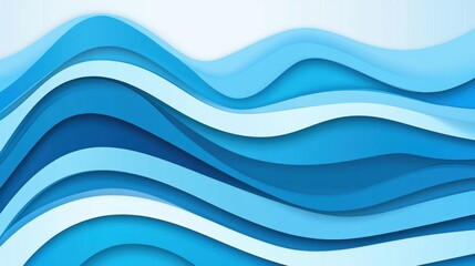 Obraz premium Modern abstract design featuring blue streaks and waves, perfect for backgrounds or vibrant digital art.