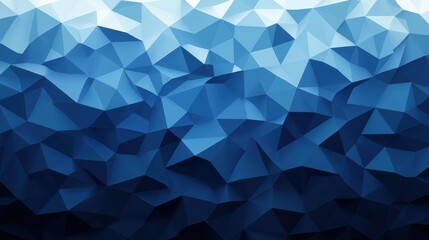 Obraz premium A stunning dark blue low poly abstract background, perfect for modern designs, adding depth and intrigue to any project.
