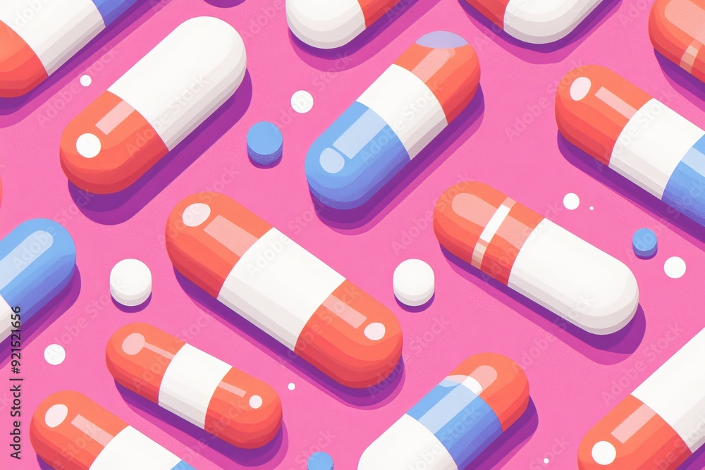 Poster pills on a vivid digital background highlighting the importance of accessibility and integration of 