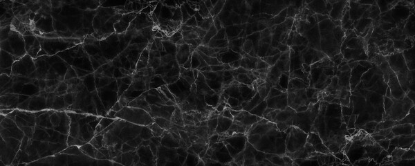 Abstract black marble texture for wall background or tiles floor decorative design.