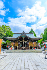 夏の琴崎八幡宮　山口県宇部市　Kotozaki Hachimangu Shrine in summer. Yamaguchi Pref, Ube City.