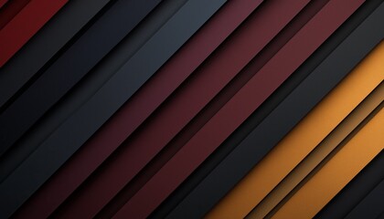 Obraz premium Abstract Diagonal Pattern of Colored Leather Strips