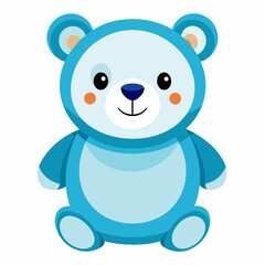 Teddy bear isolated on white, Teddy bear vector illustration, animal vector art, bear silhouette, bear vector icon, teddy bear cartoon line art, eps