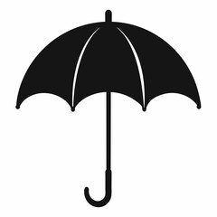 Umbrella isolated on white, umbrella vector illustration, rainy season umbrella vector art, umbrella silhouette, umbrella vector icon, umbrella cartoon line art, eps