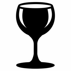 wine glass isolated on white, wine glass vector illustration, cup season wine glass vector art, tee cup silhouette,  glass vector icon, wine glass cartoon line art, eps