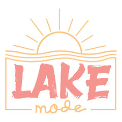 Lake Quotes Design Set