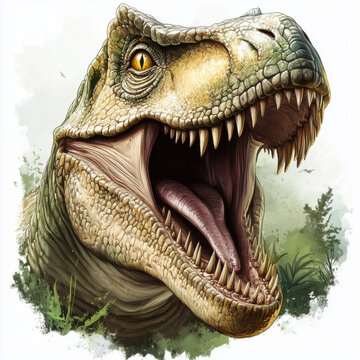 recommend clip art: tyrannosaurus rex dinosaur isolated clipart graphic green 