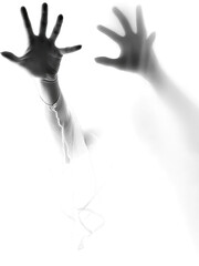 Abstract image with a dark background and colorful lights.