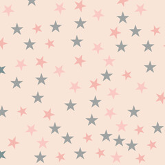 Star, Star Confetti Pattern Background